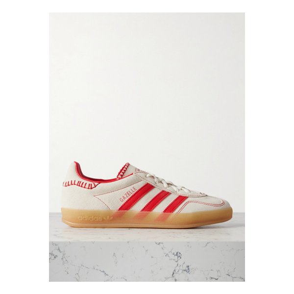 가젤 인도어 가죽 트리밍 스웨이드 스니커즈 베이지 46376663162926216