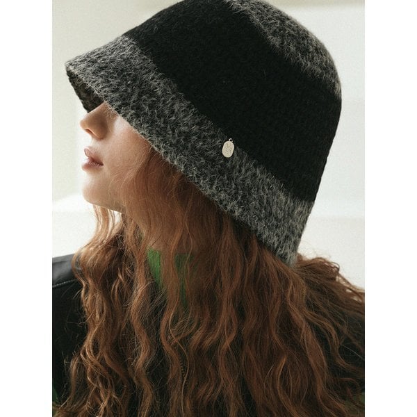 [단독]Clossy knit bucket hat_5color