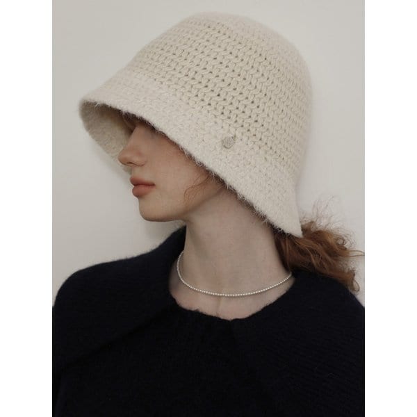 [단독]Clossy knit bucket hat_5color
