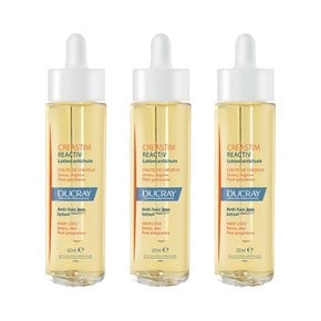 DUCRAY 듀크레이 크리스팀 리액티브 안티헤어로스 로션 세럼 60ml 3개