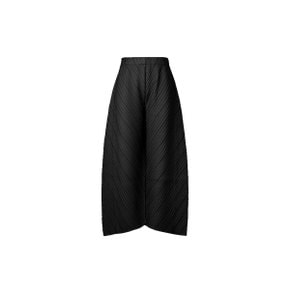 [여성] 커브드 플리츠 판타롱 (베이지)