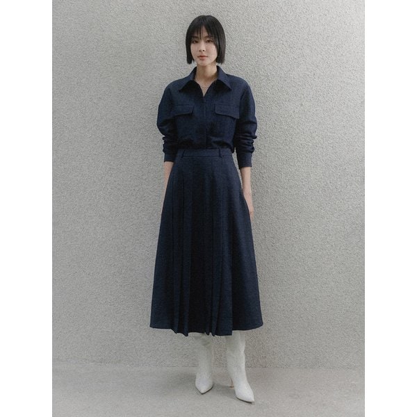 [모찌언니 PICK] 에디트 블라우스 스커트 셋업(데님)