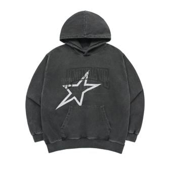 아크메드라비 STAR AE LOGO PIGMENT WASHING HOODIE CHARCOAL 스타AE로고 후드 차콜 HDLAEG-CHA