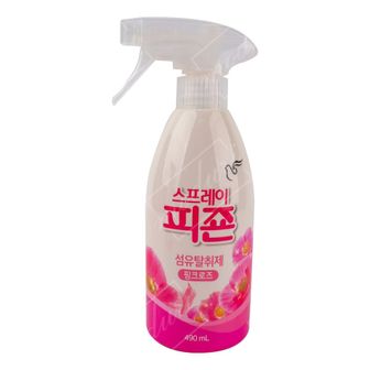 오너클랜 스프레이피죤 핑크로즈 490ml 섬유탈취제 정전기방지