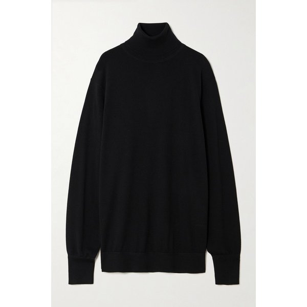 블랙 터틀넥 스웨터 46376663162936232