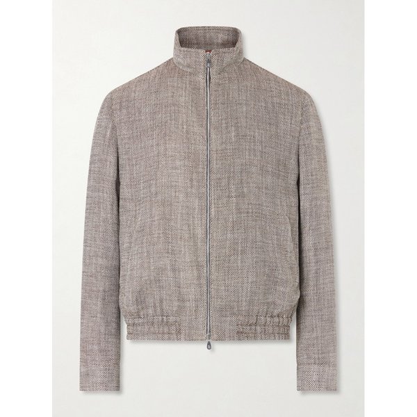 브루넬로쿠치넬리 헤링본 봄버 재킷 46376663163018829