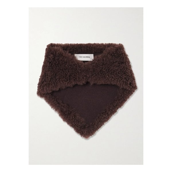 이브살로몬 시어링 울 스카프 브라운 46376663162873901