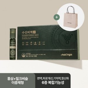 뉴오리진 [유한건강생활] 홍삼+녹용+밀크씨슬 수신비책(28일분), 쇼핑백 증정