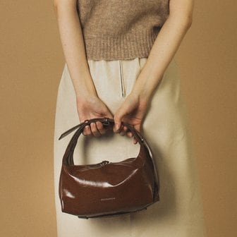 마스마룰즈 [11/15예약배송]3way belted mini hobo bag _ Brown