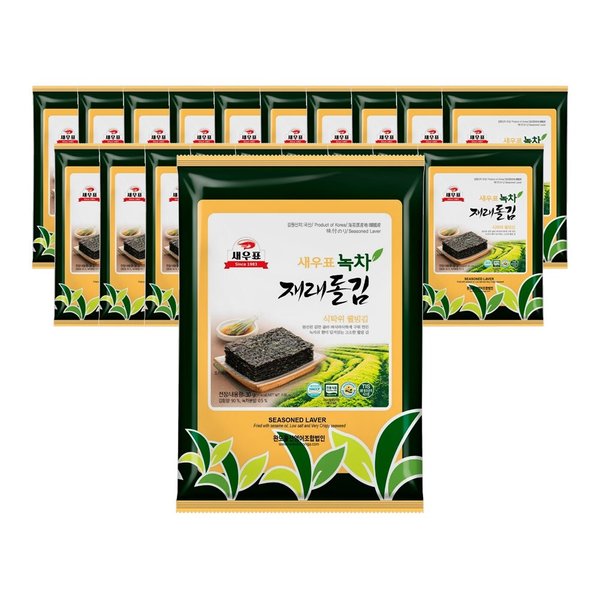 [G]새우표 완도 녹차재래 돌김전장(BS-29) 30g 20봉