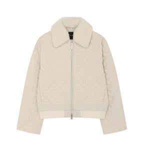 보아 퍼 카라 퀼팅 다운 자켓  L3H41OJP010