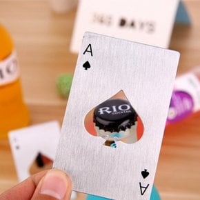 트럼프 병따개 실버 맥주 이쁜 오프너 예쁜 음료수 특이한