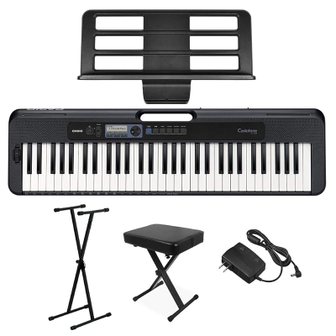  CASIO CT-S300 스탠드 의자 세트 61건반 Casiotone 키보드 전자 피아노