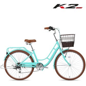 K2BIKE 케이투바이크 알루미늄 여성용자전거 헬레나24인치 7단 조립별도