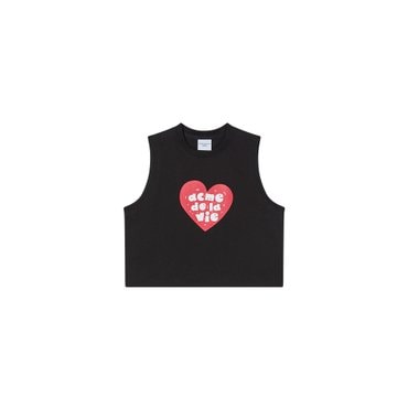 아크메드라비 아트웍-슬리브리스-어글리하트크롭WOMAN UGLY HEART CROP SLEEVELESS