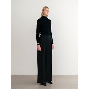 Wide-Leg Pleat Trousers (JUJS208-15)