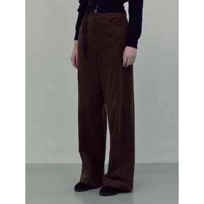 Clasic Wide Corduroy Pants(brown)