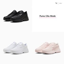 실리아 모드 여성용 데일리 운동화 371125 - 01 02 29 PUMA Cilia Mode