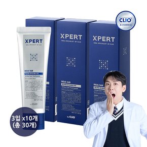 엑스퍼트 화이트케어 치약 100g 3입 x10개(총 30개)