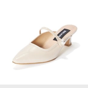 Diana Mule_Cream Patent