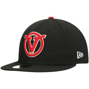 4561276 New Era Mens Black Visalia Rawhide Authentic Collection Team Home 59FIFTY Fitted H