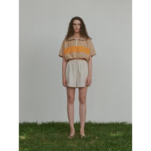 Comfy Vacation Anorak Zip-Up (Orange Line)
