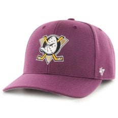 47브랜드 Low Profile Snapback Cap ZONE NHL Anaheim Ducks purple