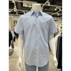[파주점] [캘빈클라인진]남여공용 솔리드 스트레치 클래식핏 반팔 남방 셔츠 4LF181G-XGV