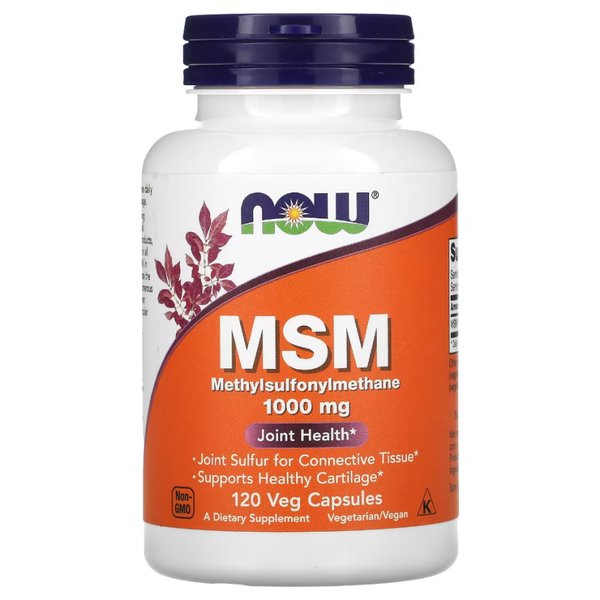 MSM 식이유황 1000mg 120베지캡슐 Now Foods 미국직구