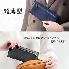 [TOEDNNQI] 지갑 긴 지갑 얇은 카드 케이스 레이디스 얇은 얇은 지갑 지갑 동전 지갑 포함 슬림