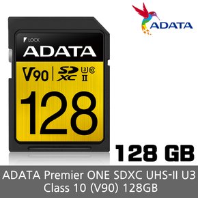 ADATA Premier ONE SDXC UHS-II U3 Class 10 (V90) 128GB 메모리