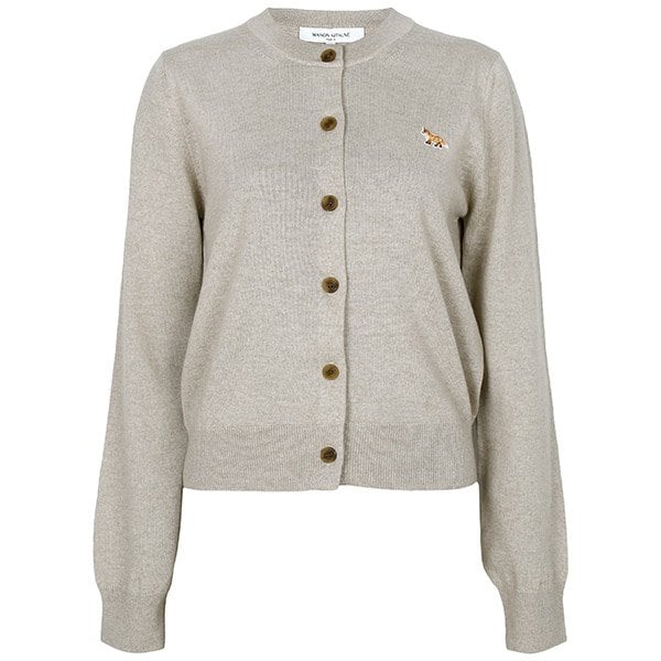 [부산점] 25FW 라이트베이지 베이비 폭스 레귤러 울 카디건 PW00502KT1181 H218