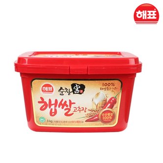  사조해표 순창궁 햅쌀고추장 3kg 2개