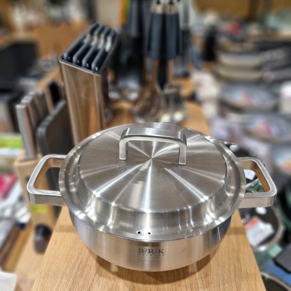 [파주점] 마스터 티타늄 통5중 316스텐 전골 냄비 24cm 인덕션 겸용