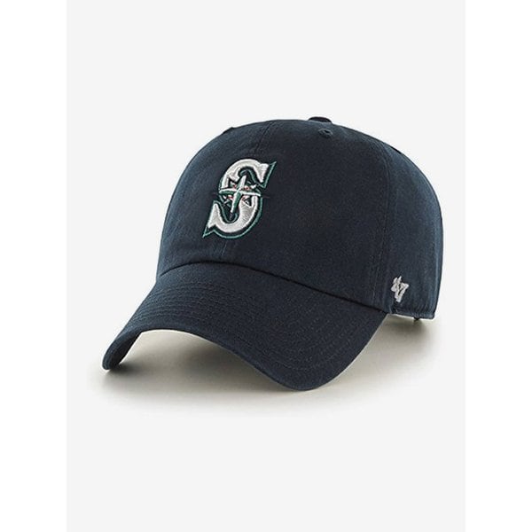 MLB모자 47브랜드 SEATTLE 시애틀 빅로고 프리미엄라인 빅로고 야구모자 볼캡(네이비)