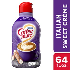 Coffeemate  네슬레  커피  메이트  이탈리안  스위트  크림  액상  커피  크리머  64fl  온스