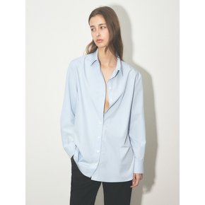 SOLID OVER-FIT SHIRTS_BLUE