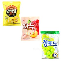 추억의사탕세트 알사탕+자두맛캔디+청포도캔디 (WBA6A5E) - SSG.COM