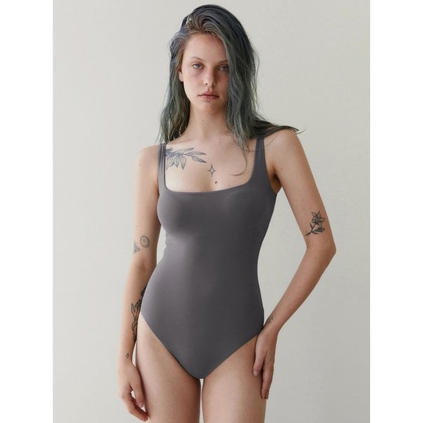RVIS twoway swim onepiece pewter grey