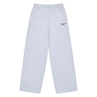 아크메드라비 BASIC LOGO NEEDLEWORK SWEAT PANTS MELANGE 베이직니들워크팬츠 멜란지 PTPLBS-MEL