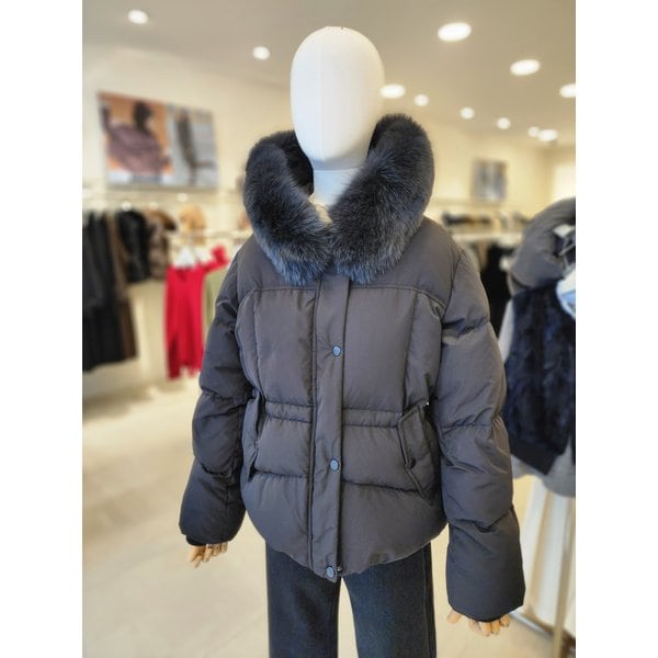 [여주점] [JJ 지고트] 여성 폭스퍼 스트링 덕 다운 패딩 점퍼 GRBM2PD921