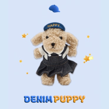 헤지스 [PUPPY] 데님퍼피 강아지 키링겸 참장식 HIHO5EH04N2
