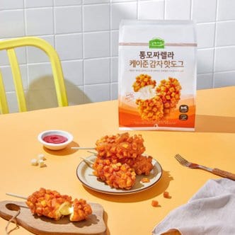  상하키친 통모짜렐라 케이준 감자 핫도그 105g 4개입