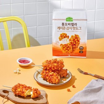 상하키친 통모짜렐라 케이준 감자 핫도그 105g 4개입