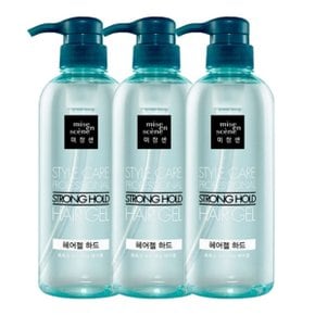 스타일케어 스트롱 헤어젤 하드 500ml x3