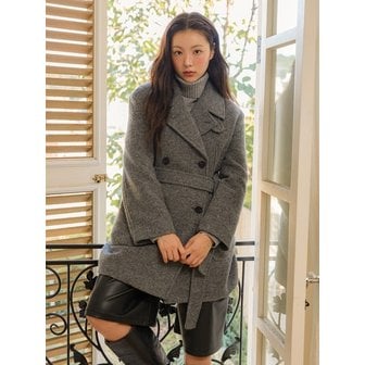 올리브데올리브 헤어리 하프 피코트 OW5WHB620