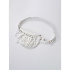 RUCHED BAG [WHITE]