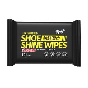 SHOE SHINE WIPES 신발물티슈 운동화청소 신발전용세척티슈 12매