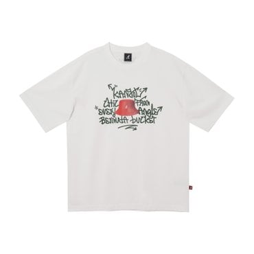 캉골 버뮤다 버켓 반팔 티셔츠 2788 오프화이트 (KRECST27880)