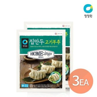 청정원 호밍스 집만두 고기부추 400gx2개(번들) x 3개